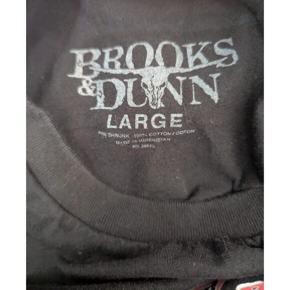 Vintage Brooks & Dunn The Long Haul 2006 Tour T-Shirt Black - Picture 2 of 4